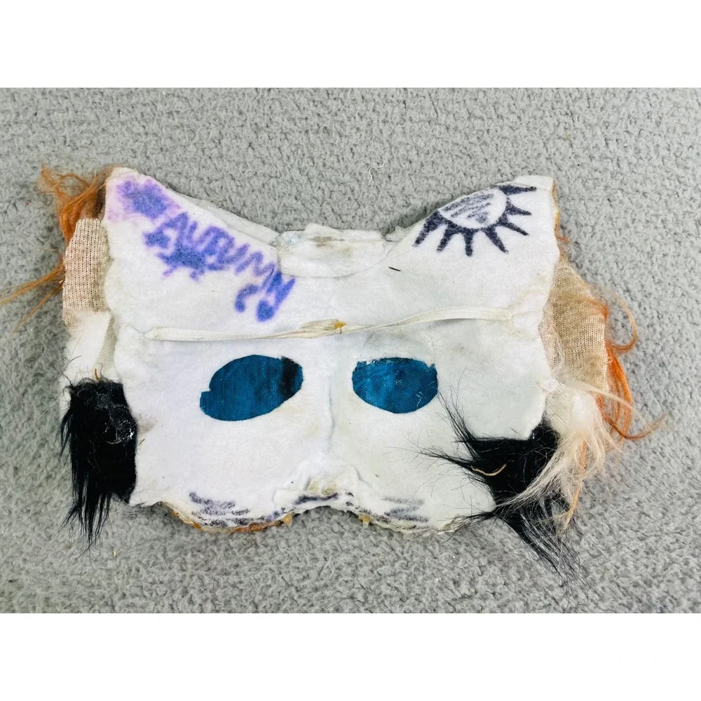 Calico Cat Mask Costume Cosplay Halloween Animal Faux Fur Therian Handmade
